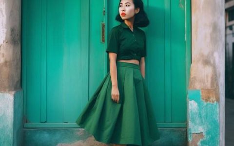 绿色衬衣搭配什么裙子，绿色衬衣裙子搭配精选指南